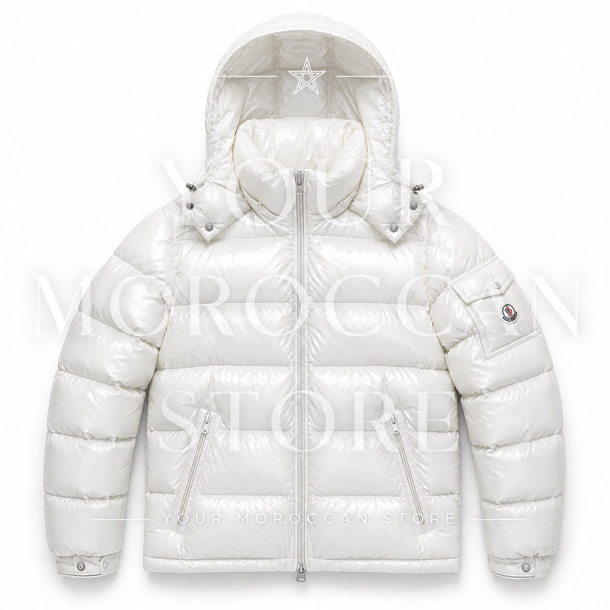 Doudoune Moncler Hommes en blanc
