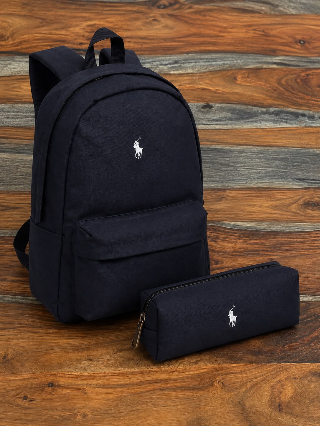Pack Cartable Ralph Lauren noir + Trousse