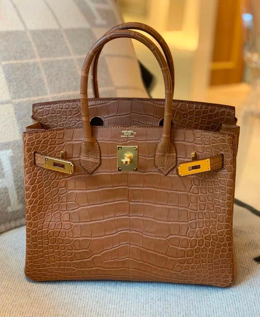 Birkin taille moyen crocodile