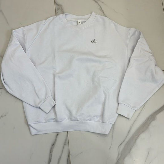 ALO sweatshirt blanc Unisexe pour hommes et femmes