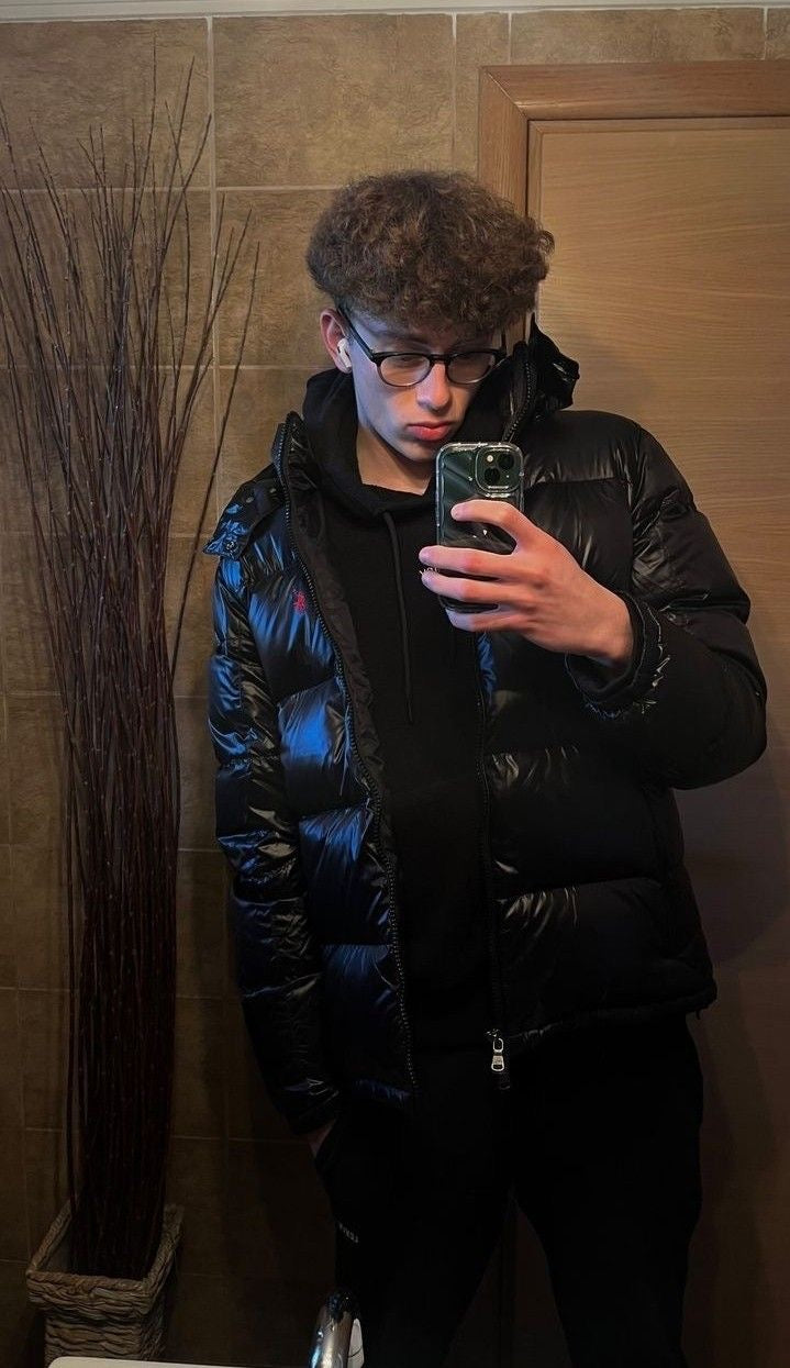 Puffer Ralph Lauren noir brillant