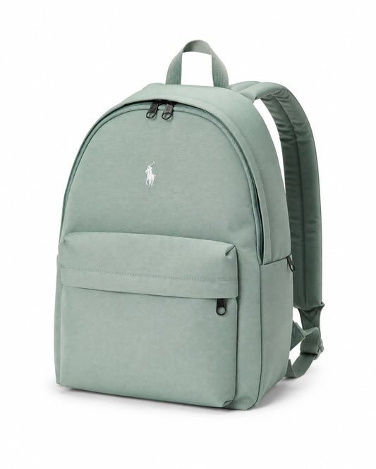 Cartable Ralph Lauren Pistache Logo Blanc