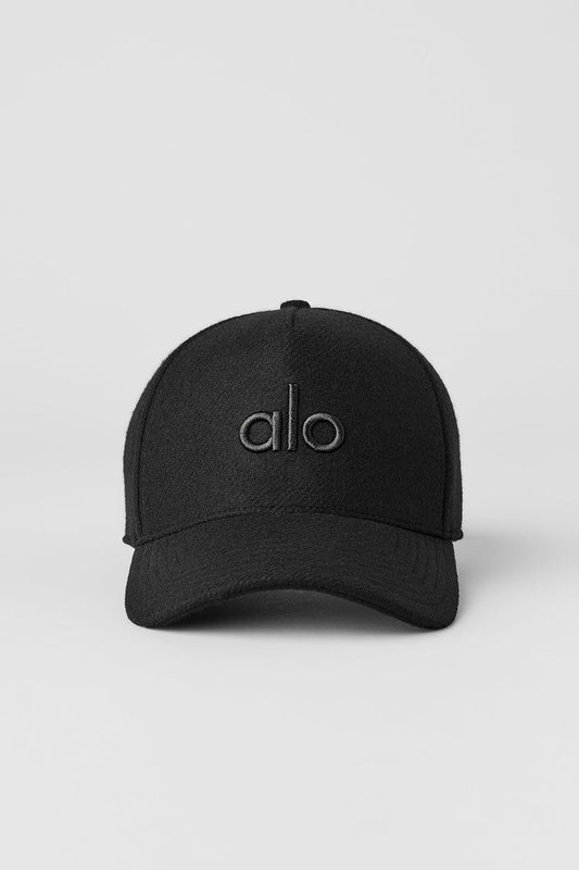 Alo Casquette Noire logo noir - Unisexe